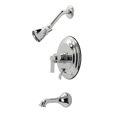 Kingston Brass KB36310NDL Tub and Shower Faucet, Polished Chrome KB36310NDL